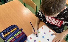 Dzień Kropki w świetlicy szkolnej 1