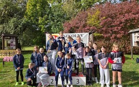 Brązowy medal i świetne występy uczni&oacute;w z Chybic w finale wojew&oacute;dzkim sztafetowych bieg&oacute;w przełajowych! 6