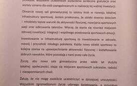 Galeria aktualności Uroczyste otwarcie hali sportowej  9