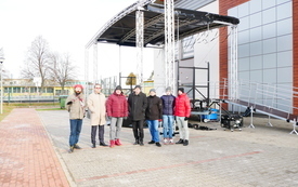 Mobilna scena już na stanie GOKSiR 1