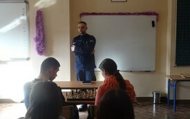 Spotkanie z policjantami PSP God&oacute;w 7