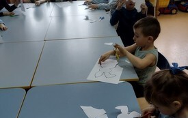 Przygotowania do Świąt Wielkanocnych u przedszkolak&oacute;w z Chybic. 13