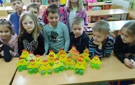 Przygotowania do Świąt Wielkanocnych u przedszkolak&oacute;w z Chybic. 15