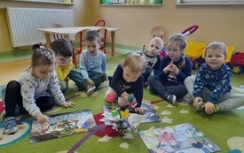 Przygotowania do Świąt Wielkanocnych u przedszkolak&oacute;w z Chybic. 16