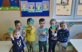 Przygotowania do Świąt Wielkanocnych u przedszkolak&oacute;w z Chybic. 19