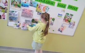 Dzień Ziemi w Przedszkolu w Radkowicach z wykorzystaniem sprzętu i wyposażenia zakupionego z projektu ,,Laboratoria przyszłości&rdquo;. 12