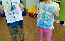 Obchody Dnia Ziemi w przedszkolu - PSP Łomno 14