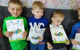 Obchody Dnia Ziemi w przedszkolu - PSP Łomno 62