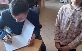 Spotkanie autorskie z pisarzem Jakubem Jędrzejakiem 1