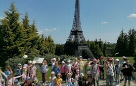 Wycieczka przedszkolak&oacute;w do Parku Rozrywki i Miniatur Sabat Krajno 12