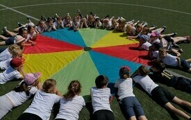 Dzień Dziecka i Sportu Szkolnego w przedszkolu w Chybicach 1
