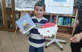 Wizyta w bibliotece przedszkolak&oacute;w z Publicznej Szkoły Podstawowej w Łomnie 14