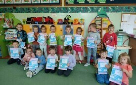Podsumowanie projektu edukacyjnego &bdquo;Gramy zmysłami&rdquo; - PSP Łomno 2