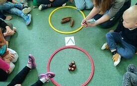 Podsumowanie projektu edukacyjnego &bdquo;Gramy zmysłami&rdquo; - PSP Łomno 24
