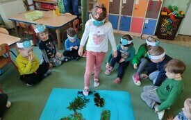 Podsumowanie projektu edukacyjnego &bdquo;Gramy zmysłami&rdquo; - PSP Łomno 40