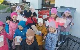 Dzień Poczty Polskiej w przedszkolu 17