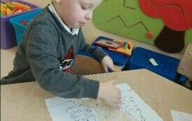 Zimowe zajęcia sensoryczne 14
