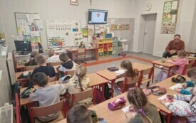 Finał Wielkiej Orkiestry Świątecznej Pomocy w naszej szkole - PSP Łomno 4