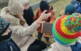 Pomagamy ptakom przetrwać zimę - PSP Łomno 2