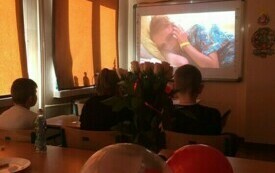Walentynkowy Seans Filmowy w PSP w Godowie 7