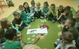 Dzień dinozaura w przedszkolu w Chybicach 15