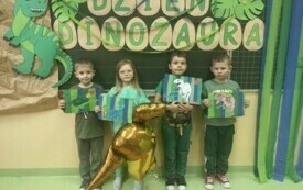 Dzień dinozaura w przedszkolu w Chybicach 18