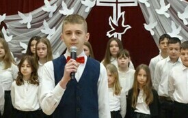 Wizytacja Księdza Biskupa - PSP Łomno 11