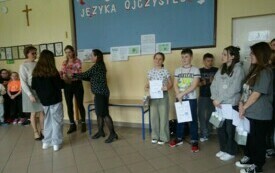 Rozstrzygnięcie konkursu na Pi - wiersz w PSP w Godowie 11
