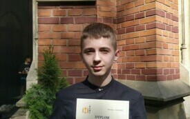 Laureat IX edycji Og&oacute;lnopolskiego Konkursu Wiedzy Liturgicznej - PSP Łomno 1