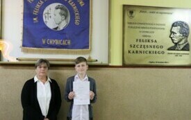 Uczniowie z Chybic- finalistami konkurs&oacute;w przedmiotowych 4