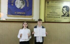 Uczniowie z Chybic- finalistami konkurs&oacute;w przedmiotowych 8