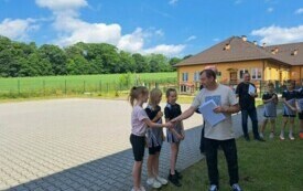 Udane występy uczni&oacute;w  z Chybic na zawodach sportowych 3