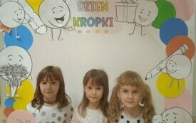 Dzień Kropki w przedszkolu  w Chybicach 2