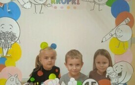 Dzień Kropki w przedszkolu  w Chybicach 3