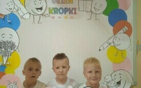 Dzień Kropki w przedszkolu  w Chybicach 5
