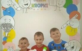 Dzień Kropki w przedszkolu  w Chybicach 7