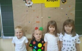 Dzień Kropki w przedszkolu  w Chybicach 18