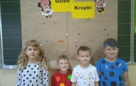 Dzień Kropki w przedszkolu  w Chybicach 19