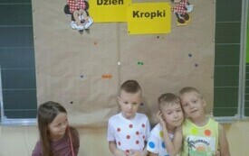 Dzień Kropki w przedszkolu  w Chybicach 21