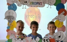 Dzień Kropki w przedszkolu  w Chybicach 32