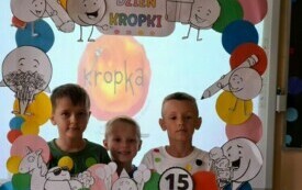 Dzień Kropki w przedszkolu  w Chybicach 34