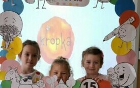 Dzień Kropki w przedszkolu  w Chybicach 37