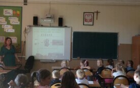 Ekologiczne warsztaty o segregacji śmieci w Publicznej Szkole Podstawowej w Jadownikach 1