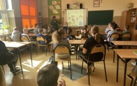 Ekologiczne warsztaty o segregacji śmieci w Publicznej Szkole Podstawowej w Jadownikach 5