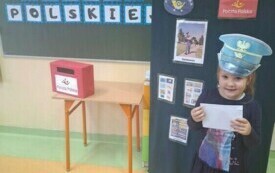 Dzień Poczty Polskiej w przedszkolu w Chybicach 32