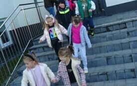 Pr&oacute;bna ewakuacja w PSP w Łomnie 7