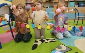 Zajęcia popołudniowe w przedszkolu Publicznej Szkoły Podstawowej  w Szerzawach 3