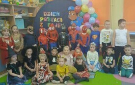&bdquo;Dzień Postaci z Bajek&rdquo;  w przedszkolu Publicznej Szkoły Podstawowej w Szerzawach 12