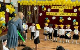 Pasowanie na przedszkolaka w PSP w Łomnie 21