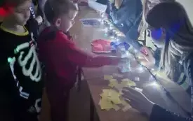 Zabawy andrzejkowe przedszkolak&oacute;w w Chybicach 69
